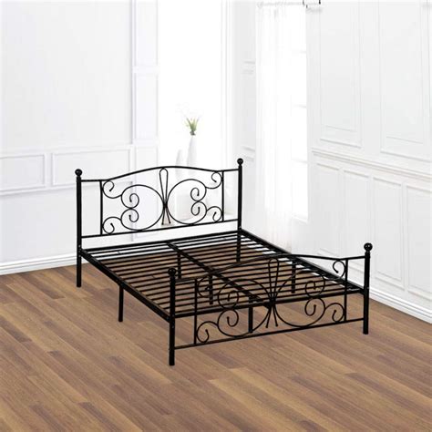 amazaon metal king size bed for spring box and mattresss|Metal Beds & Bed Frames .